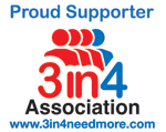 Proud Supporter 3 in 4 Association Proud Supporter 3 in 4 Association